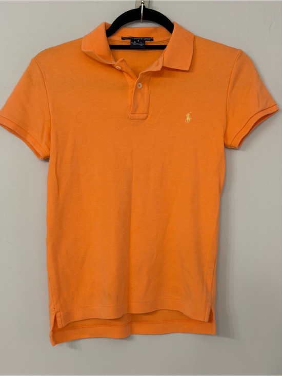 Ralph Lauren Tops - Ralph Lauren Sport Sz Small light orange soft 100% cotton preppy designer Polo